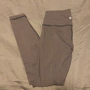 Like new lululemon striped leggings